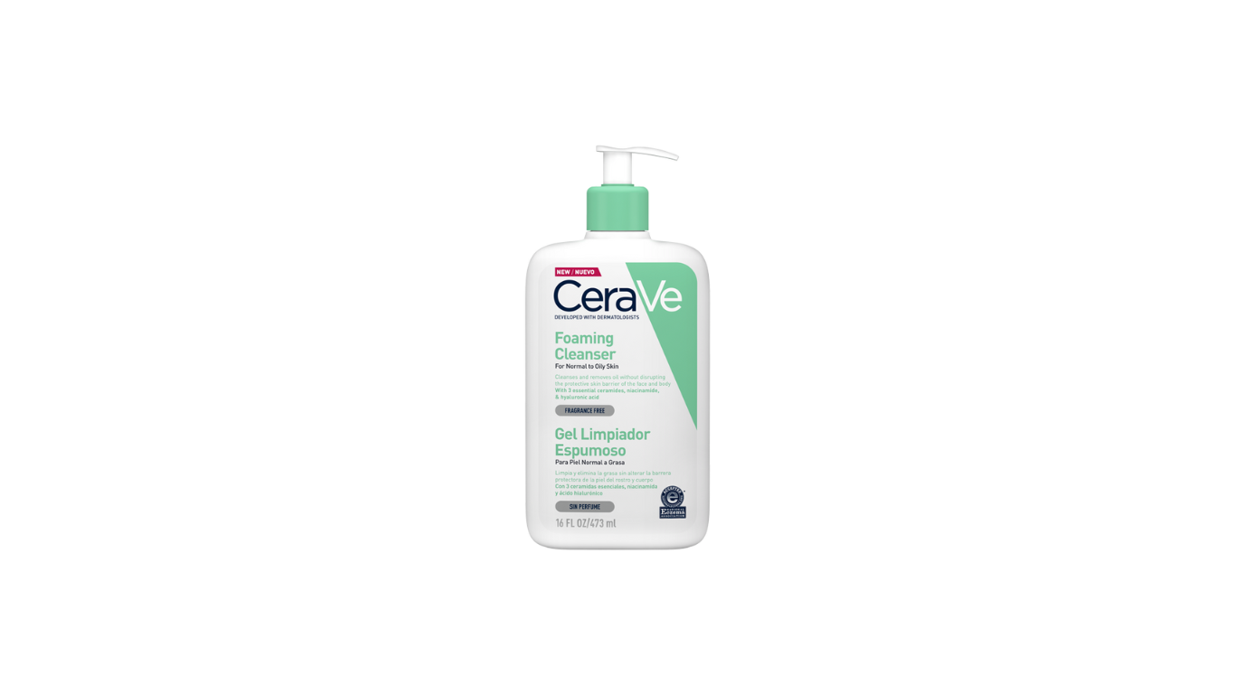 Cerave "foaming cleanser"